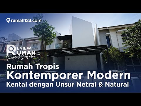 Rumah Ketiga dengan Fasad Unik Segitiga #123ReviewRumah Spesial Desain