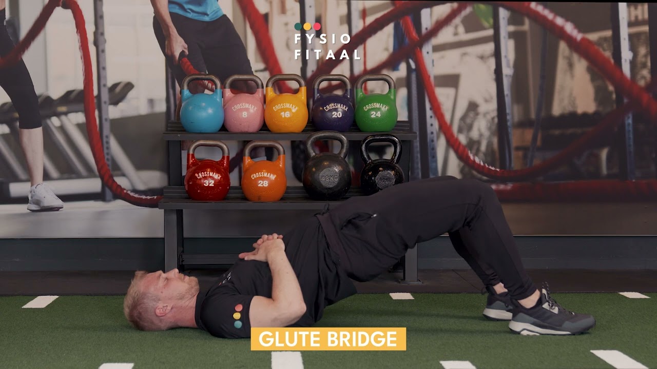 Video thumbnail: Glute Bridge - instructional video