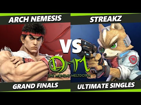 DAT MM 256 GRAND FINALS - Streakz (Fox) Vs. Arch Nemesis (Ryu) SSBU Ultimate Tournament
