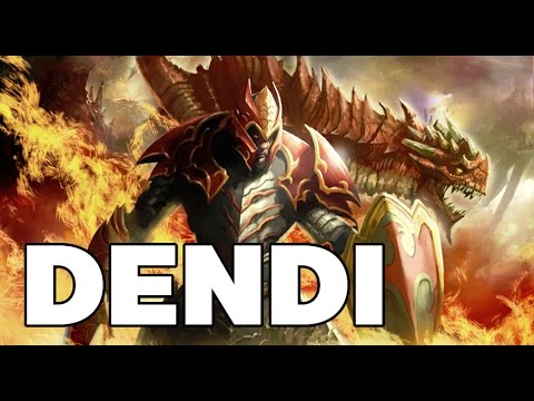 Dendi Dragon Knight Dota 2 Gameplay
