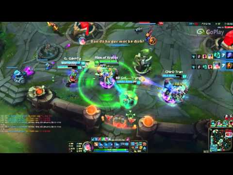 Kalista and Sona Team Fight.