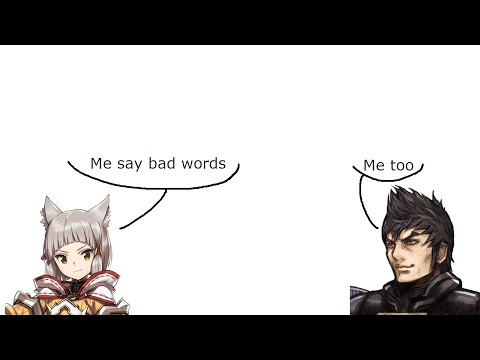 Xenoblade Chronicles 2: All main story cutscenes but its just the swears