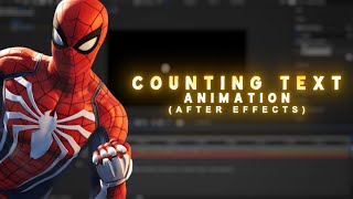 Counting Text Animation in After Effects — Step-by-Step Guide & Transcript
