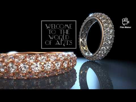 Beautiful Jewelry Visualization Rendering by Piyal Pakira/in Keyshot 10.
