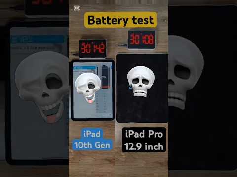 ipad 10th Gen vs iPad pro 12.9 inch battery🔋test!