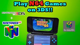 Play N64 Games on 3DS! (Daedalus X64 Emulator Guide 2023)