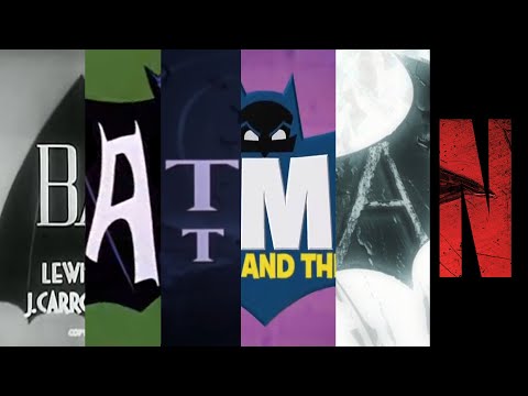 All intros to every Batman cartoons, films and TV series (1943-2021)