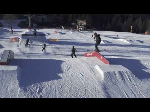 Snowpark Alta Badia - Gunfire on first setup 2016/17 - 26/12/2016