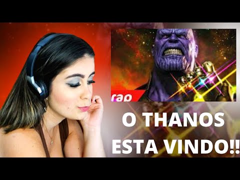 (REACT) RAP DO Thanos(vingadores) O THANOS ESTA VINDO (7minutoz)#react #7minutoz  #vingadores #tanos