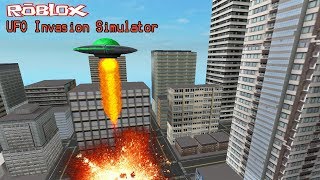 Roblox : Invasion Simulator! จำลองการบุกรุกทำลายโลกของจานบิน UFO