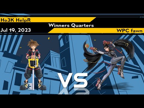 Xeno302 Winners Quarters - HelpR (Sora) vs fawn (Bayonetta) - Smash Ultimate