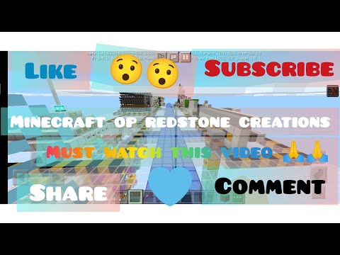 Crazygamingx - Minecraft op redstone creations 😯😯