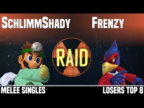 RAID - SchlimmShady (Dr Mario) vs 8BP | Frenzy (Falco) - MELEE SINGLES - LOSERS TOP 8