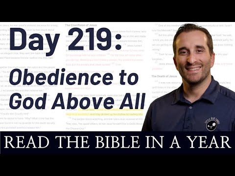 Day 219: Jeremiah 26-28 - Obedience to God Above All | Bible in a Year (NIV)