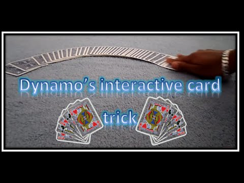Dynamo's interactive card trick
