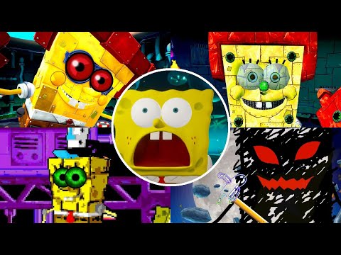 Evolution of SpongeBob Boss Battles in SpongeBob Games (2003-2020) [4K]