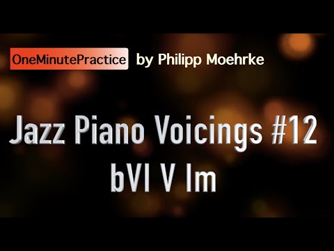 OneMinutePractice - Jazz Piano Voicings #12