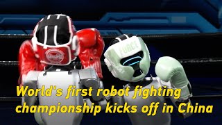 Sign in World's first robot combat championship kicks off in China
