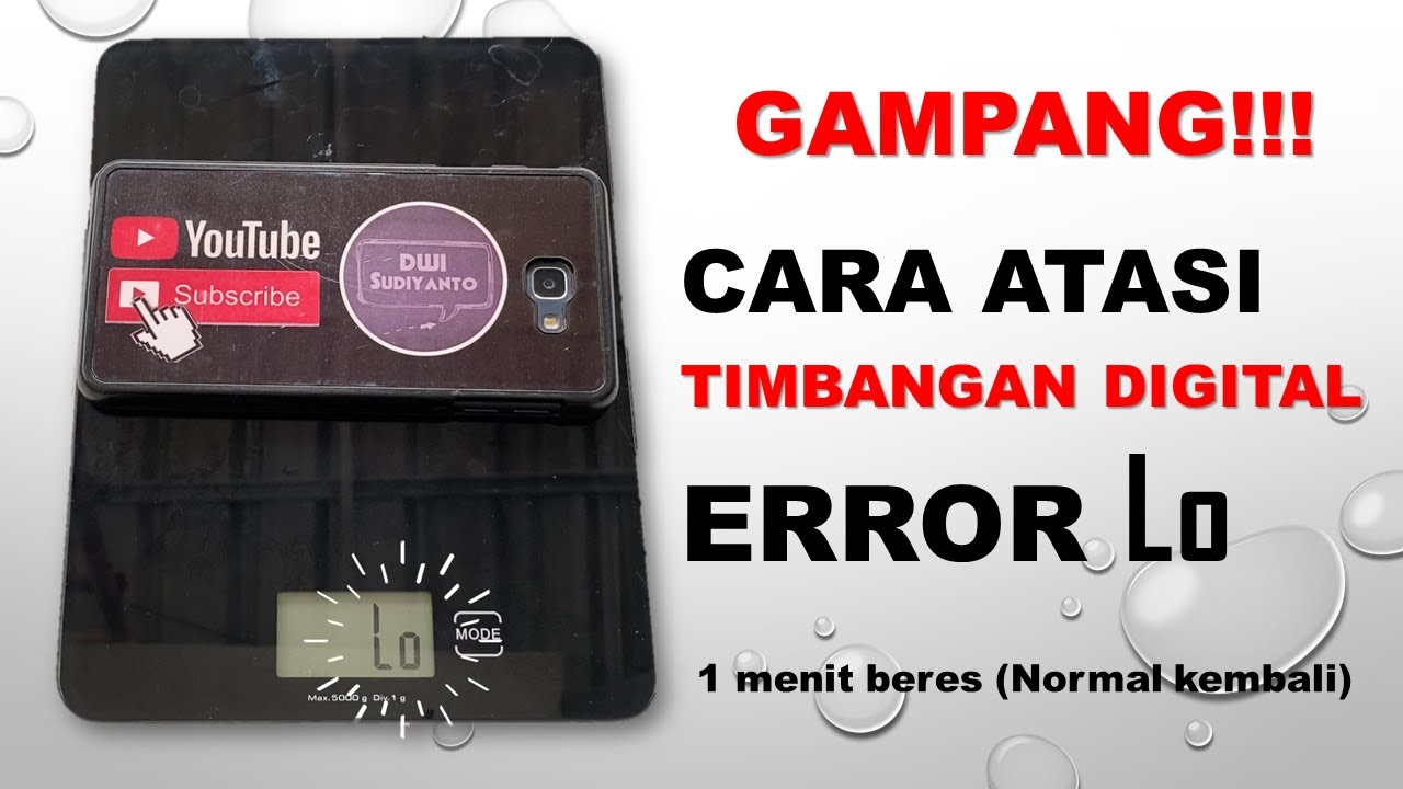 Putar video Gampang!! Cara Atasi Timbangan Error Lo sekarang Gampang!! Cara Atasi Timbangan Error Lo