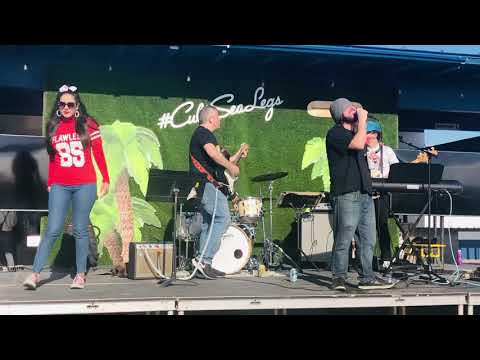Angel Princess dancing with 17th Street Band and Nick Sabia at Sea Legs at The Beach