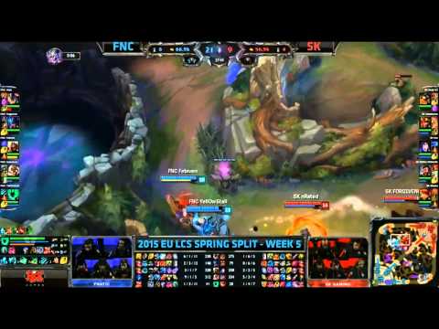 Fnatic vs SK Gaming - HIGHLIGHTS - EU LCS Spring 2015 - W5D1 - Season 2015 - League of Legends