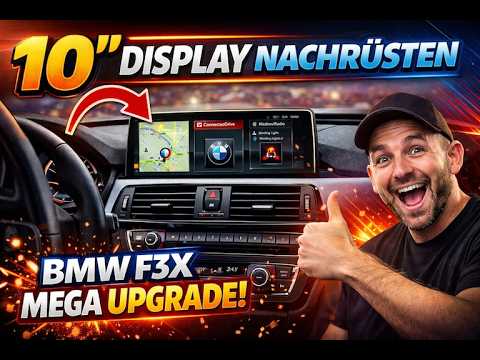 MEGA Upgrade im BMW F3X! Original 10" Display Nachrüstung (Vorher/Nachher) - Marx Performance