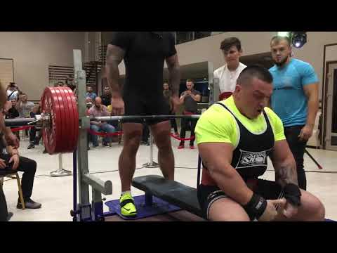 New National RAW bench press record 276 kilograms/609 pounds Vadym Dovhanyuk