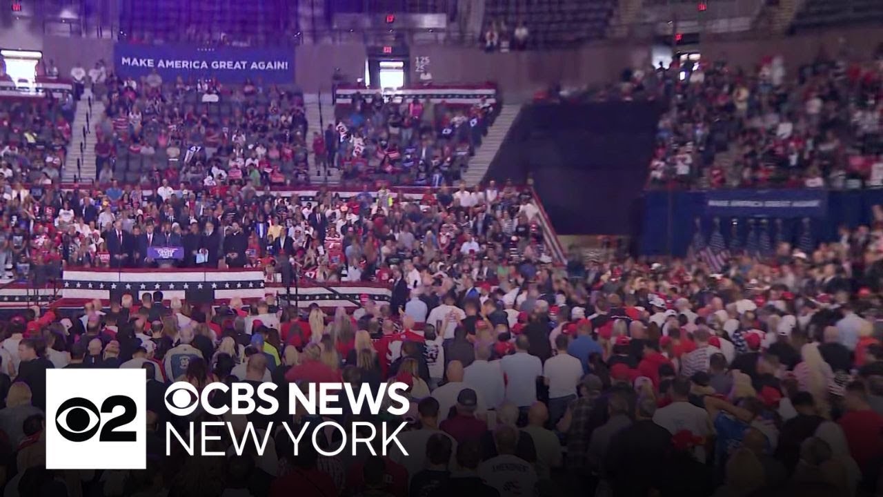 Trump supporters pack Nassau Coliseum for campaign rally