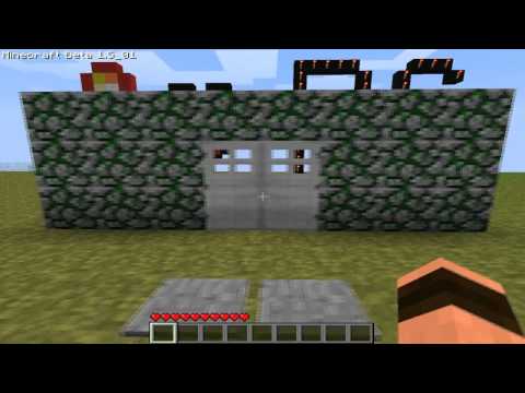 comment ouvrir et fermer une porte en fer dans minecraft