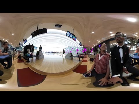 Adu Bowling Ridwan dan Mamat [360 camera] - SUCI 7