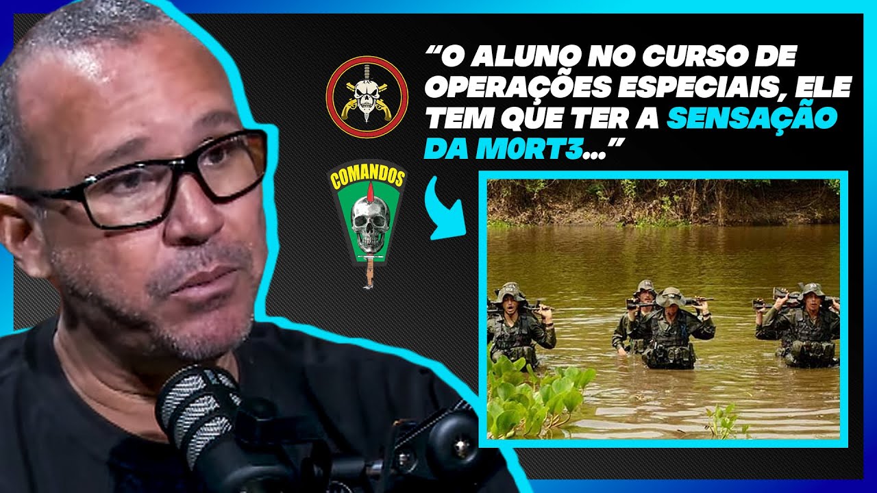 O CURSO DE OPERAÇÕES ESPECIAIS MOLDA O ALUNO! O NÍVEL DE ESTRESSE É MUITO ALTO!