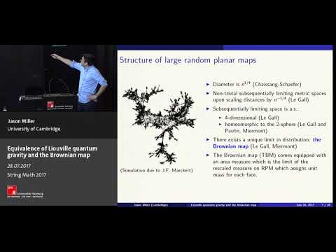 Jason Miller - Equivalence of Liouville quantum gravity and the Brownian map