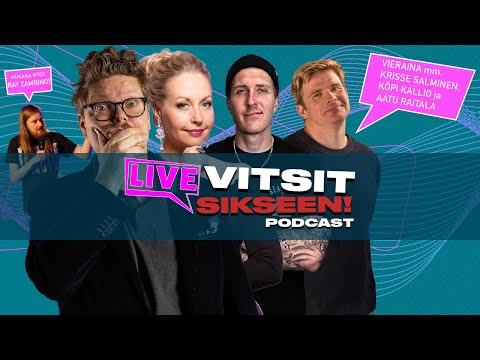 Vitsit Sikseen! 3 vuotta. Juhlalähetys Kulttuurikeskus Caisasta.