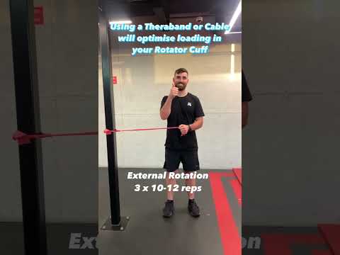 Strengthen your Rotator Cuff properly with these banded exercises | #everydayathlete #thephysiobros