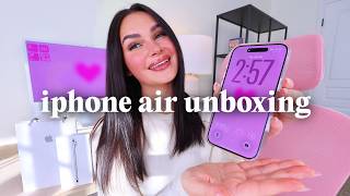 unboxing the iphone air... AGAIN. *light gold* 📱✨