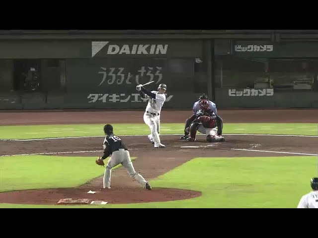 【4回裏】 バファローズT-岡田が先制タイムリー!! 好投の金子千尋に大きな援護点!! 2014/8/28 Bs-M