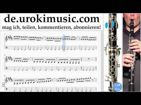 Klarinette Lernen Major Lazer, Justin Bieber - Cold Water Teil#1 Klarinettenunterricht Noten Schule