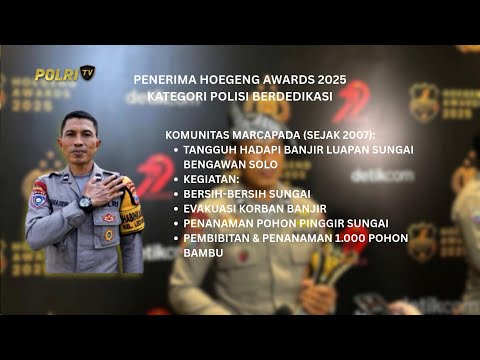 INFOGRAFIS KIPRAH AIPDA RAHMAD MUHAJIRIN PENERIMA HOEGENG AWARDS 2025