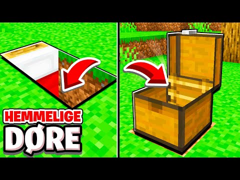 BYG *HEMMELIGE* BASER i Minecraft..! 🤫