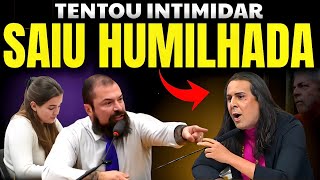 Duda Salabert TENTA intimidar assessora do Deputado Paulo Bilynskyj e leva uma SURRA de argumentos 