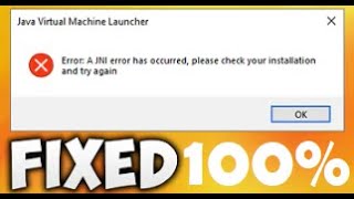 How to Fix Minecraft 1 17 A JNI Error Has Occurred Please Check Your Installation and Try Again