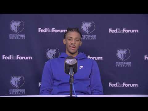MEMvPHX: Ja Morant Postgame Locker Room Interview | January 18, 2021