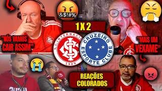REAÇÕES dos COLORADOS - INTERNACIONAL 1X2 CRUZEIRO - BRASILEIRÃO - REACT BALDASSO e Colorados!