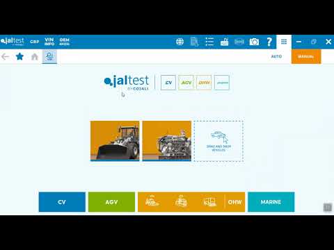 Bobcat A300 diagnostics on a Jaltest diagnostic tool