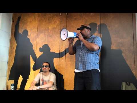 HAMILTON Ham4Ham 8/26/15 with James Monroe Iglehart of ALADDIN