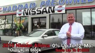 preview picture of video '2015 Nissan Altima Deals | Haddad Nissan | Pittsfield MA'