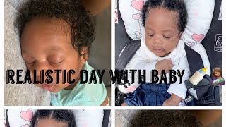 REALISTIC DAY IN THE LIFE WITH A BABY | MOM VLOG