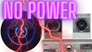 Fix No Power Issue — LG & Kenmore Front Load Washer Guide