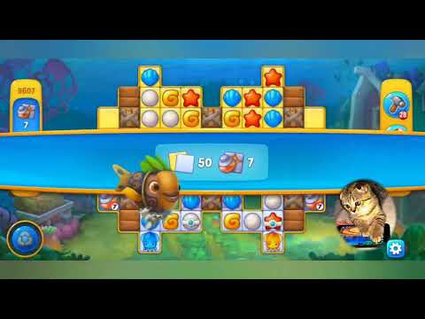 Fishdom 2022, no Boosters,  9607  level  -  прохождение без бустеров,  9607  уровень.