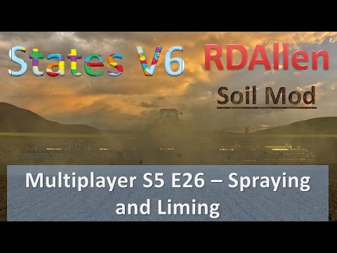 Farm Sim 15 Multiplayer States V6 E26 - Spraying and Liming